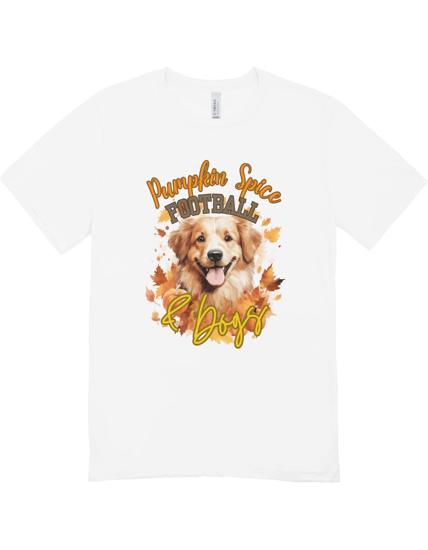 Pumpkin Spice Football Dogs Tee
