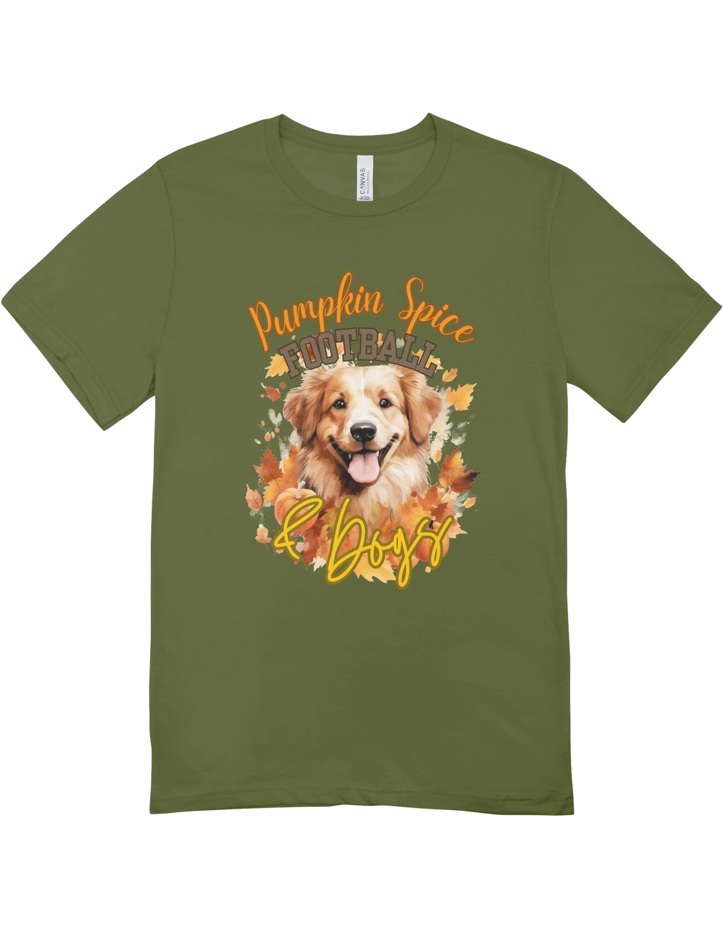 Pumpkin Spice Football Dogs Tee