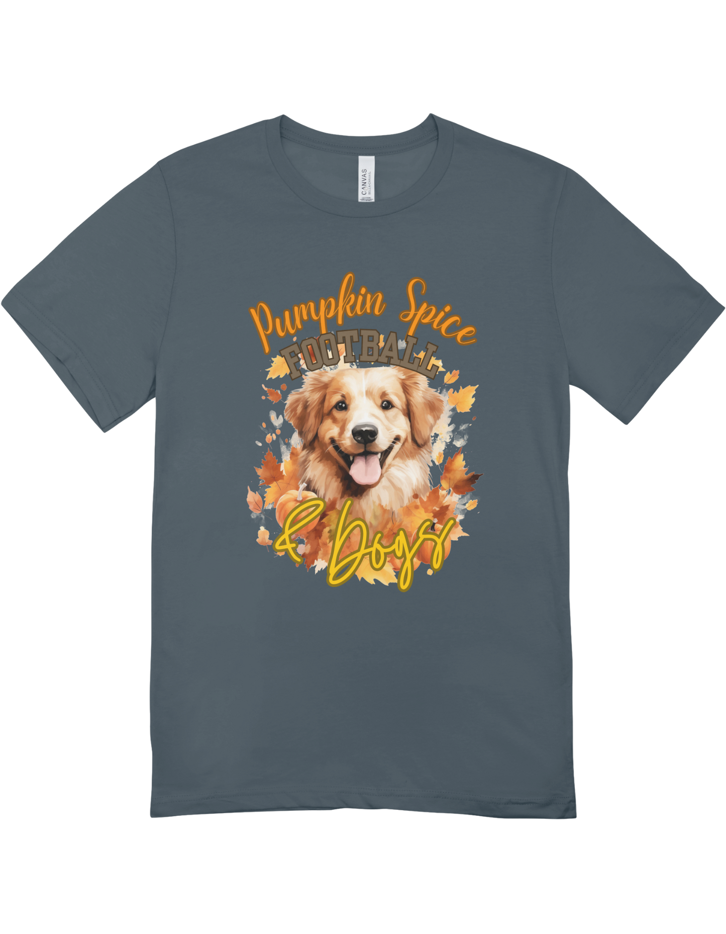 Pumpkin Spice Football Dogs Tee