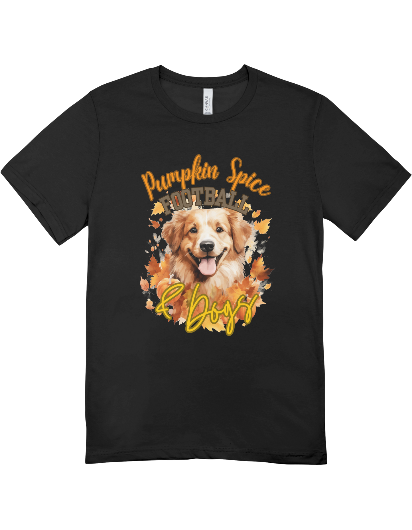 Pumpkin Spice Football Dogs Tee