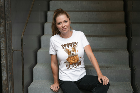 Spooky Season Corgi Tee