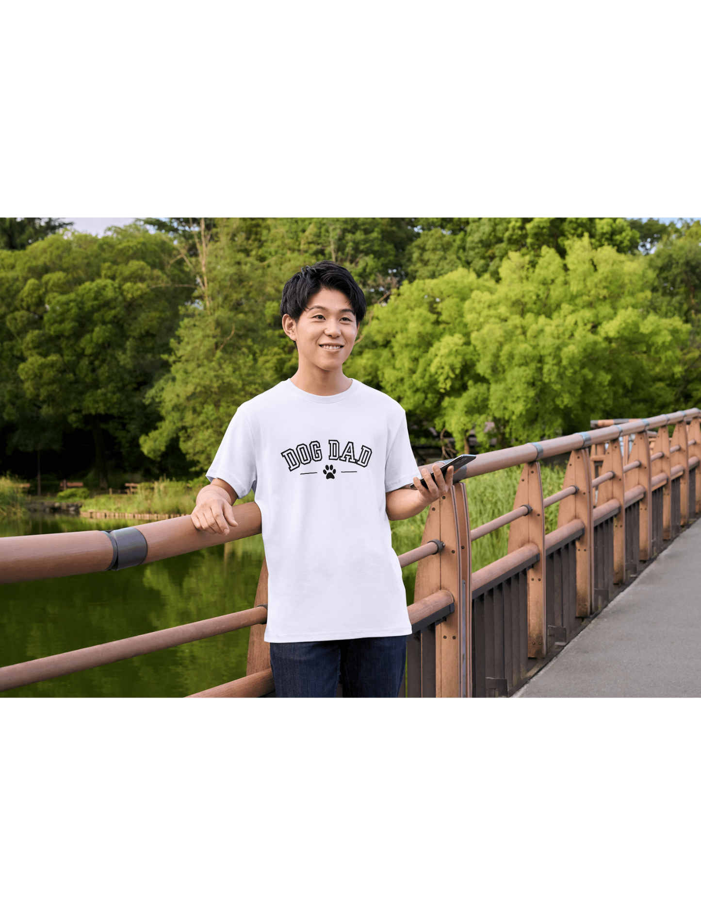 Dog Dad Varsity Tee