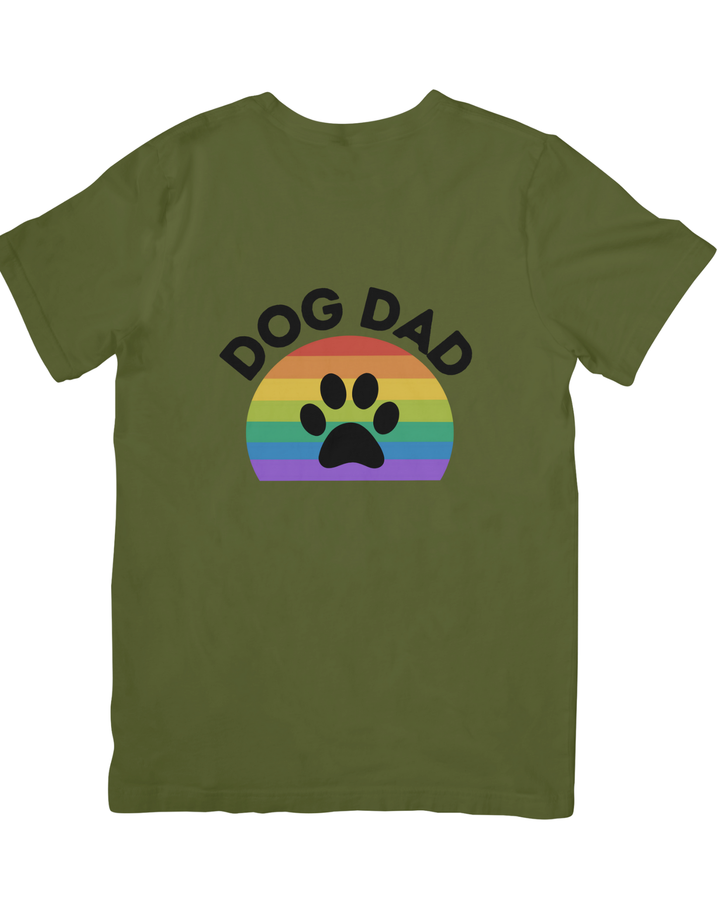Dog Dad Rainbow Tee