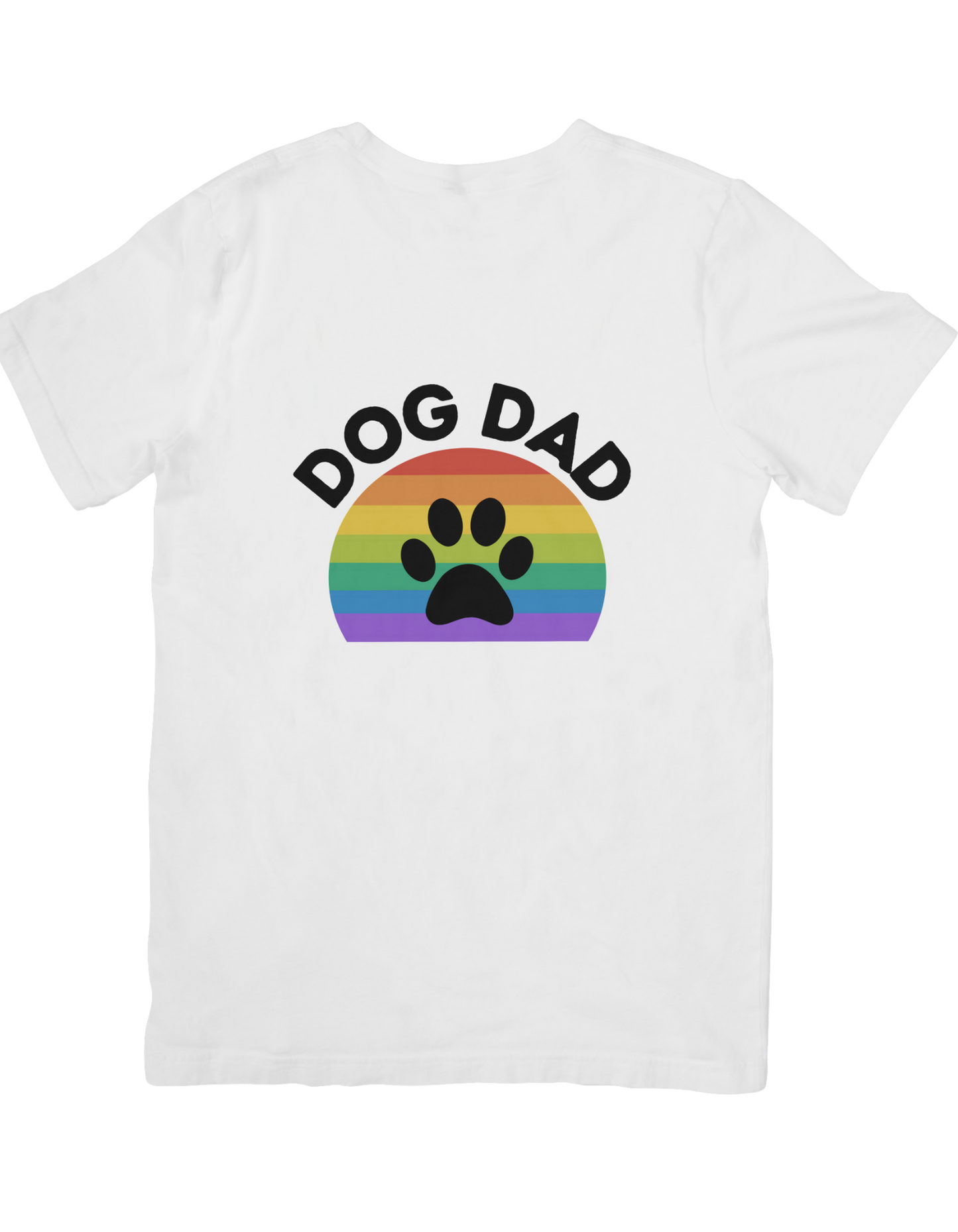 Dog Dad Rainbow Tee