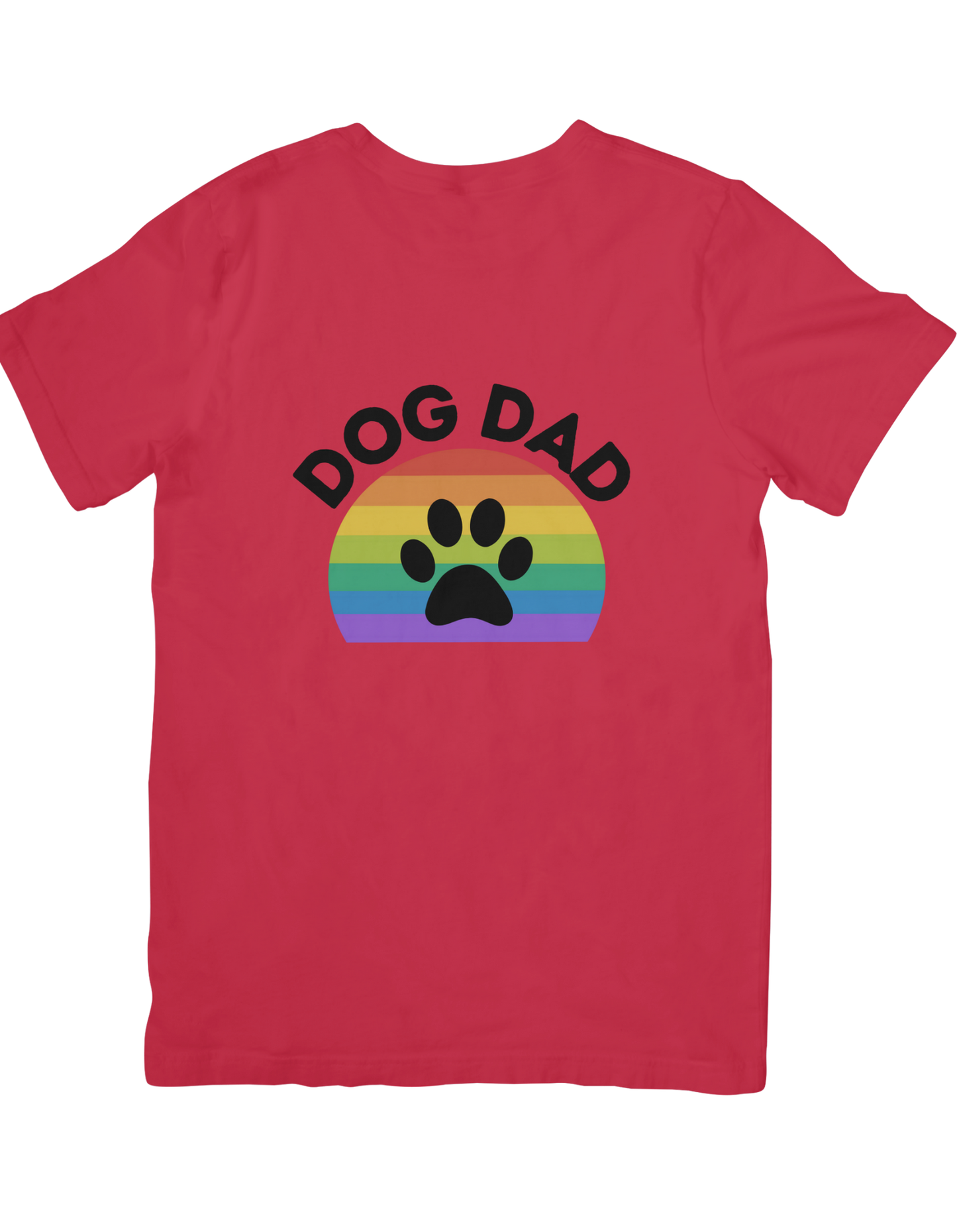 Dog Dad Rainbow Tee